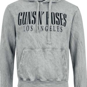 Guns N' Roses Hoodie Half Logo M to XXL for Men grey