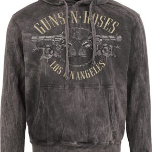 Guns N' Roses Hoodie Bullet Logo S to XXL for Men grey