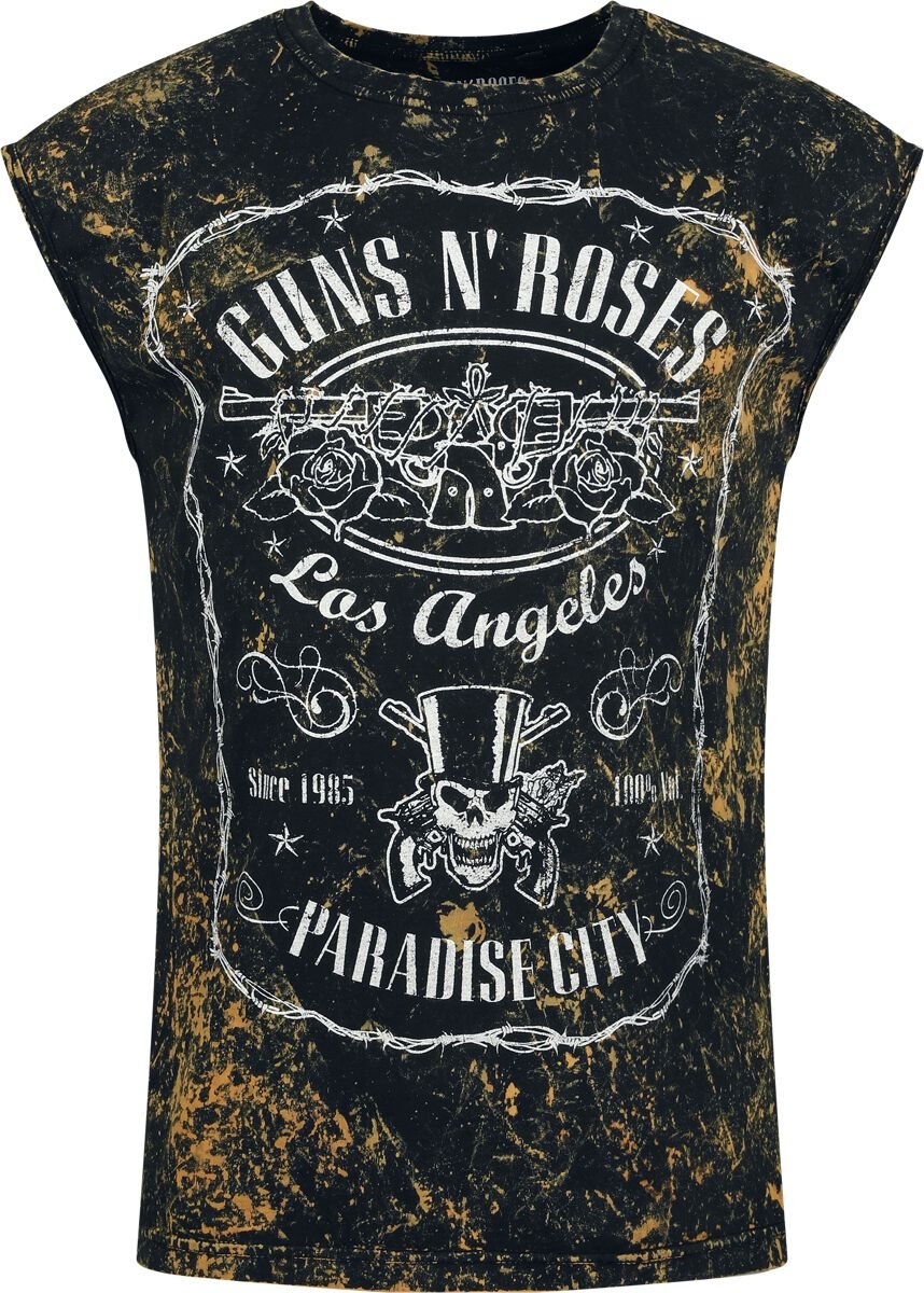 Guns N' Roses Tanktop Paradise City S to 4XL for Men multicolour