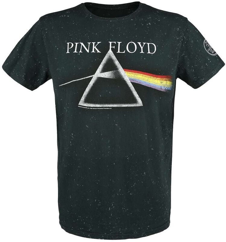 Pink Floyd T-Shirt The Dark Side Of The Moon S to L for Men black