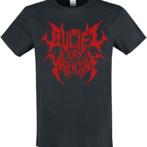 Bullet For My Valentine T-Shirt Amplified Collection Black Metal Font S to 3XL for Men black