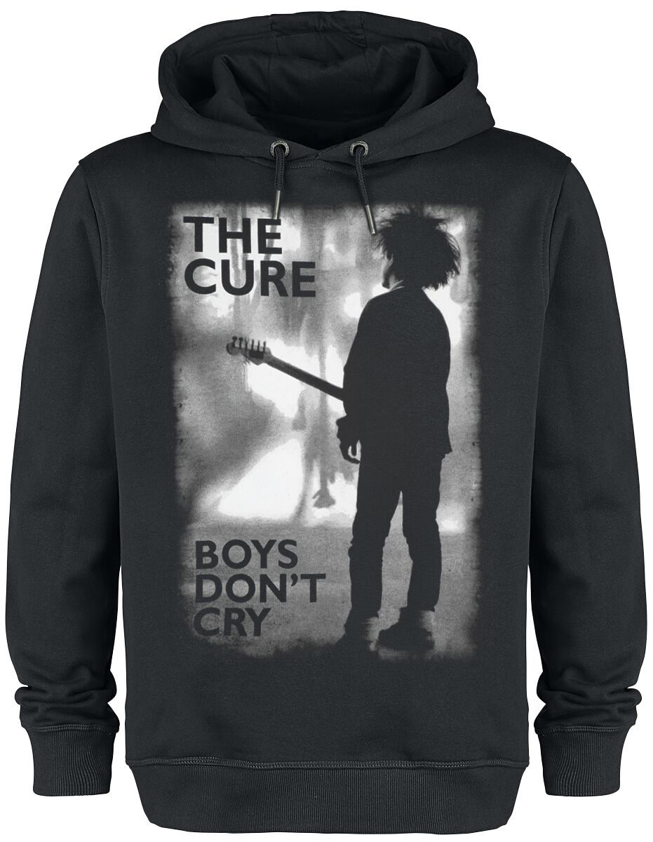 The Cure Hoodie Amplified Collection Boys Don't Cry XS to 3XL for Men black