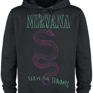 Nirvana Hoodie Amplified Collection Serve The Serpents XS to 3XL for Men black