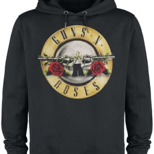 Guns N' Roses Hoodie Amplified Collection Drum XS to 3XL for Men black