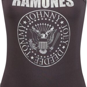 Ramones Body Amplified Collection Classic Seal XS to XL for Women charcoal