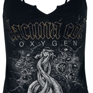 Lacuna Coil Top Oxygen S to XXL for Women black