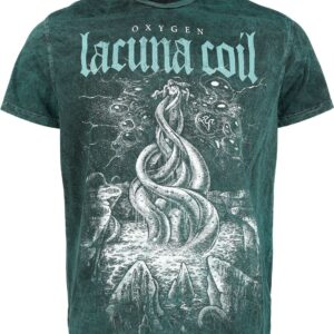 Lacuna Coil T-Shirt Oxygen S to 4XL for Men petrol