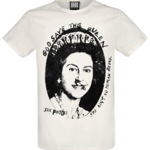 Sex Pistols T-Shirt Amplified Collection Good Save The Queen S to 3XL for Men off white