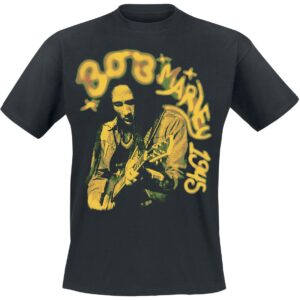 Bob Marley T-Shirt Jamming 1945 S to XL for Men black