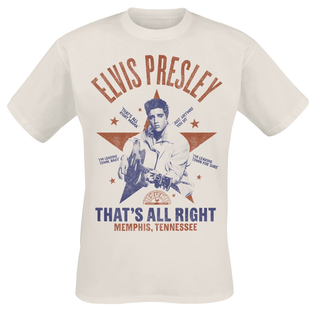 Elvis Presley T-Shirt That's All Right S to 3XL for Men natural