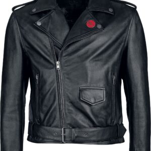 Iron Maiden Leather Jacket EMP Signature Collection S to 3XL for Men black