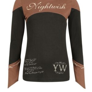 Nightwish Long-sleeve Shirt EMP Signature Collection S to 3XL for Women black-brown
