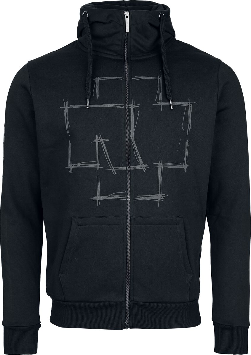 Rammstein Hoodie Jacket Im Namen des Herren S to 3XL for Men black