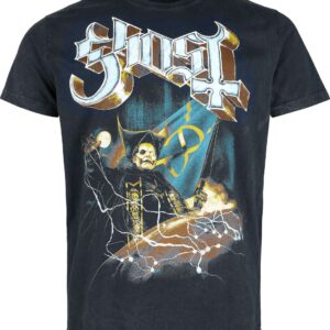 Ghost T-Shirt Lightning S to 4XL for Men dark grey
