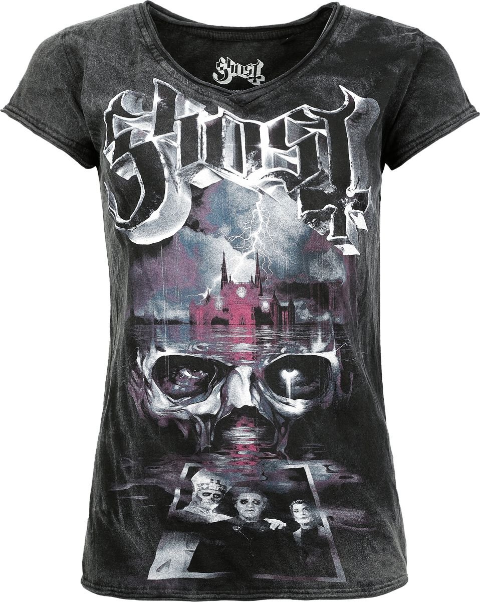 Ghost T-Shirt Emeritus S to XXL for Women anthracite