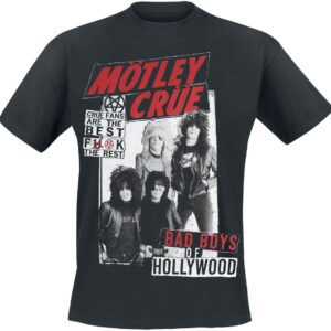 Mötley Crüe T-Shirt Crue Fans L to 4XL for Men black