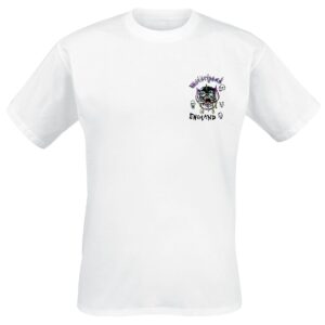 Motorhead T-Shirt Warpig Doodle S to 4XL for Men white