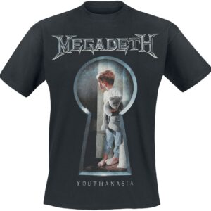 Megadeth T-Shirt Keyhole S to L for Men black