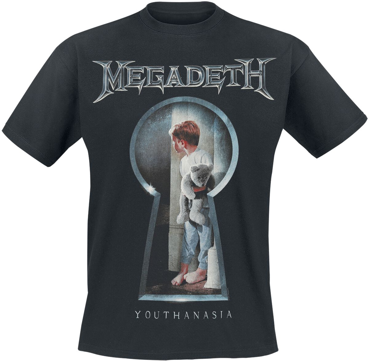Megadeth T-Shirt Keyhole S to L for Men black