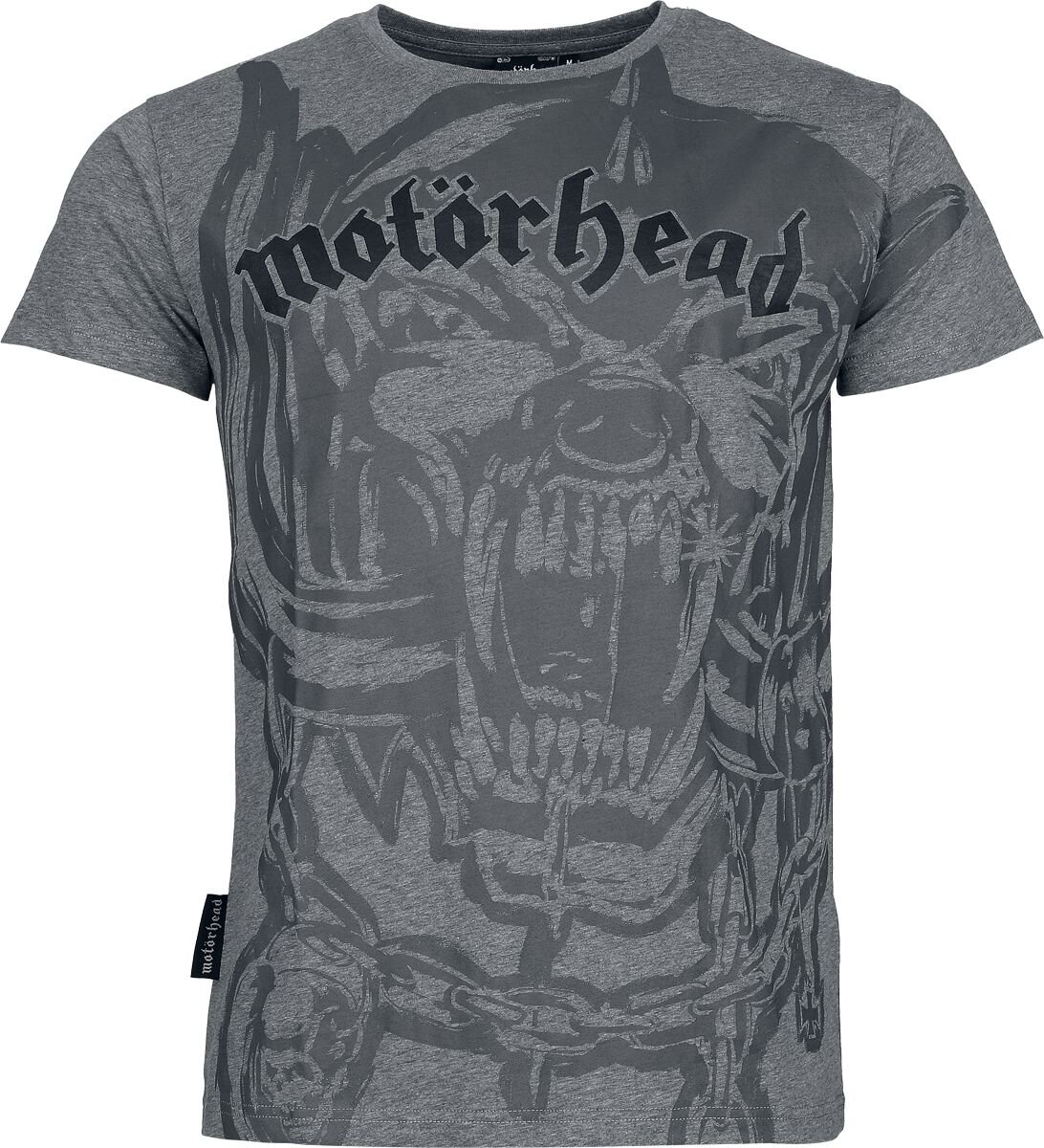 Motorhead T-Shirt EMP Signature Collection S to 3XL for Men grey