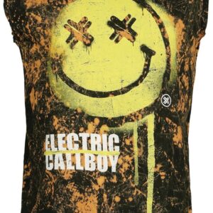 Electric Callboy Tanktop Spray Smile S to XXL for Men black