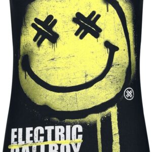 Electric Callboy Top Spray Smile S to 4XL for Women black
