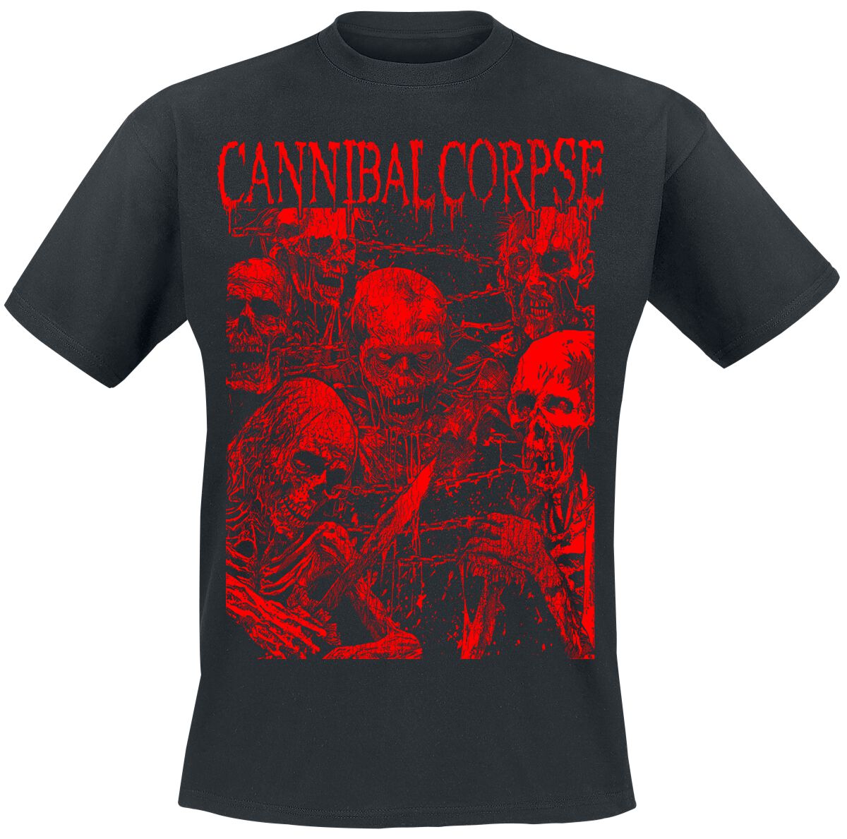 Cannibal Corpse T-Shirt Undead March S to XXL for Men black