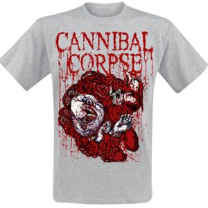 Cannibal Corpse T-Shirt Guts L for Men mottled grey