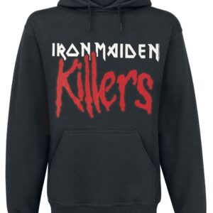 Iron Maiden Hoodie Killers Logo S to XXL for Men black