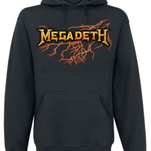 Megadeth Hoodie Lightning Strike S to XXL for Men black