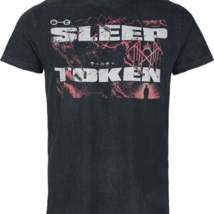 Sleep Token T-Shirt Texture S to 4XL for Men black-grey