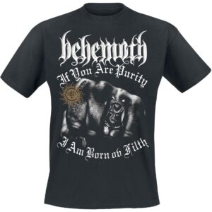 Behemoth T-Shirt The Shit ov God Crushing Tide Fist S to 4XL for Men black