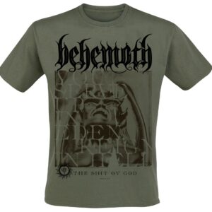 Behemoth T-Shirt The Shit ov God Reign In Hell S to 3XL for Men olive