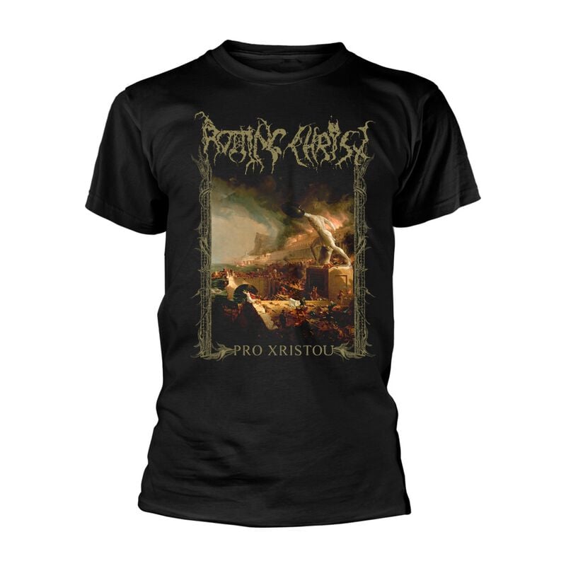Rotting Christ T-Shirt Pro Xristou S to XL for Men black