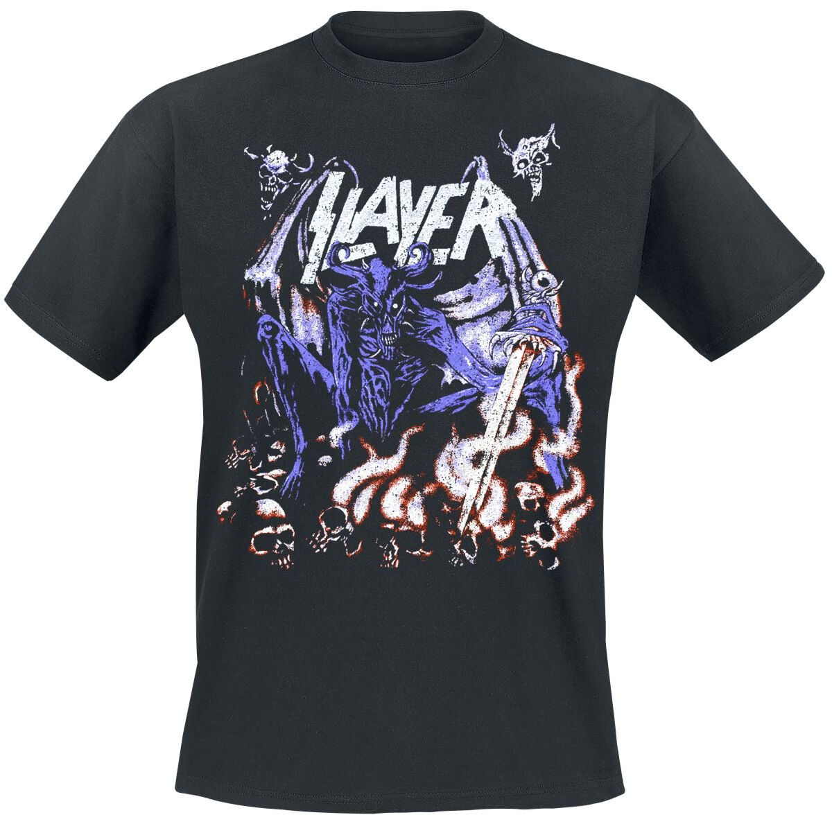 Slayer T-Shirt Neon Art S to 4XL for Men black