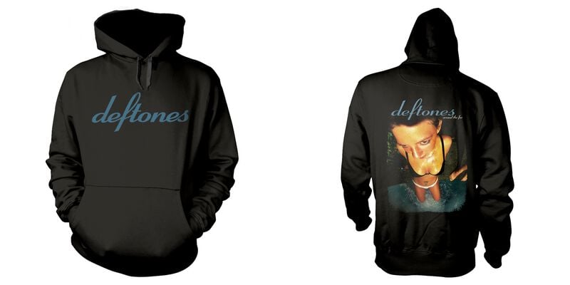 Deftones Hoodie Around the fur 2022 S to XL for Men black