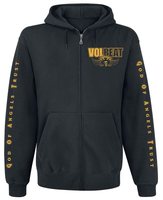 Volbeat Hoodie Jacket God Of Angels Trust S to 4XL for Men black