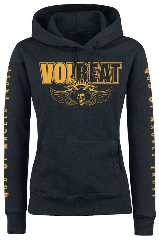 Volbeat Hoodie God Of Angels Trust S to XXL for Women black