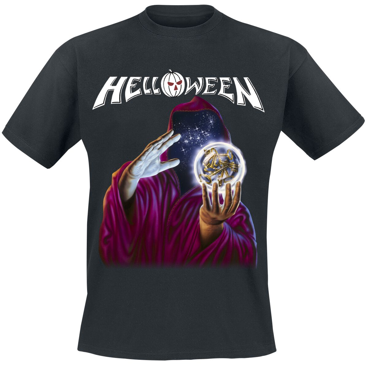 Helloween T-Shirt Seven Keys Tour 87 S to 4XL for Men black