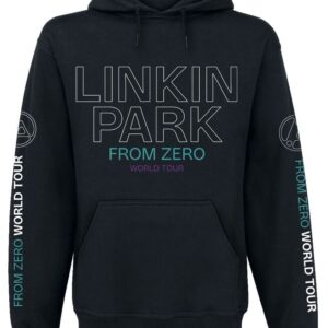 Linkin Park Hoodie From Zero To World Tour S to 4XL for Men black