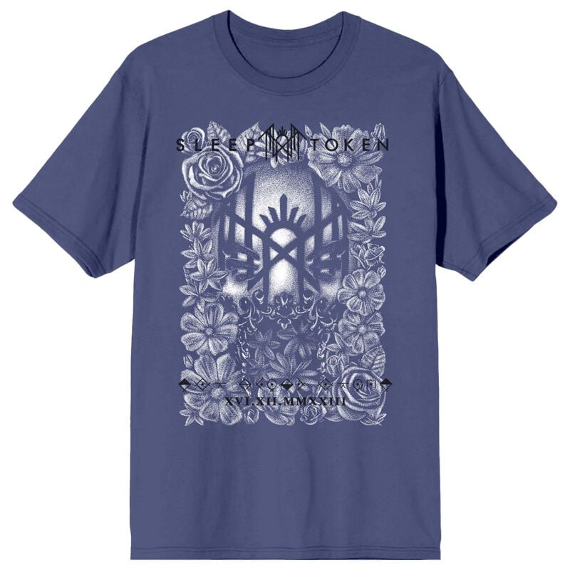 Sleep Token T-Shirt Vessel Flowers S to 4XL for Men lilac