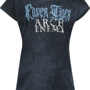 Arch Enemy T-Shirt Tiger Roar S to 4XL for Women blue