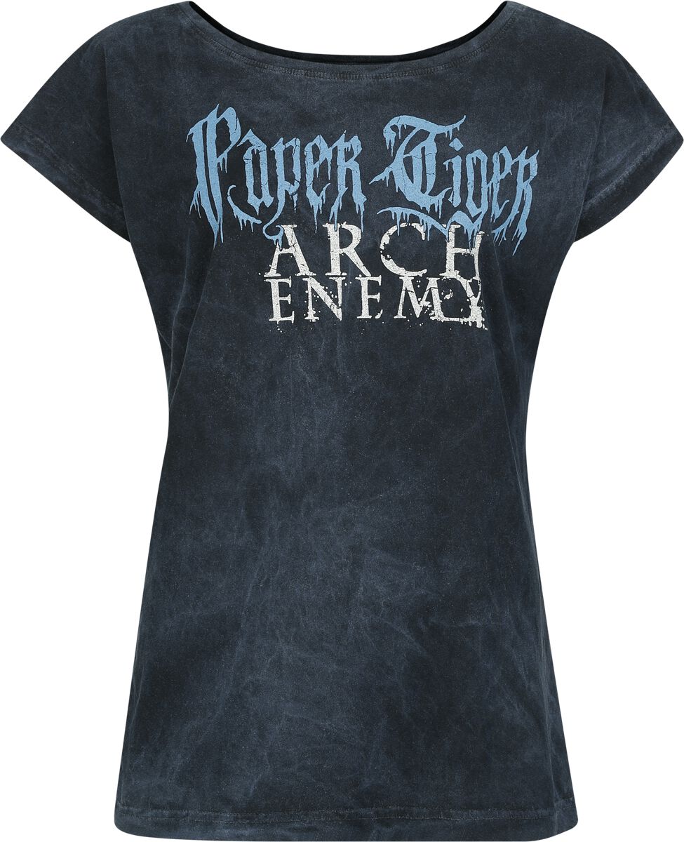 Arch Enemy T-Shirt Tiger Roar S to 4XL for Women blue