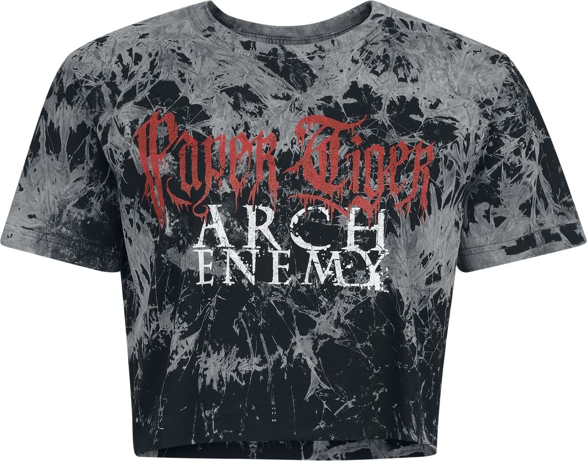 Arch Enemy T-Shirt Tiger Roar S to 4XL for Women black-grey