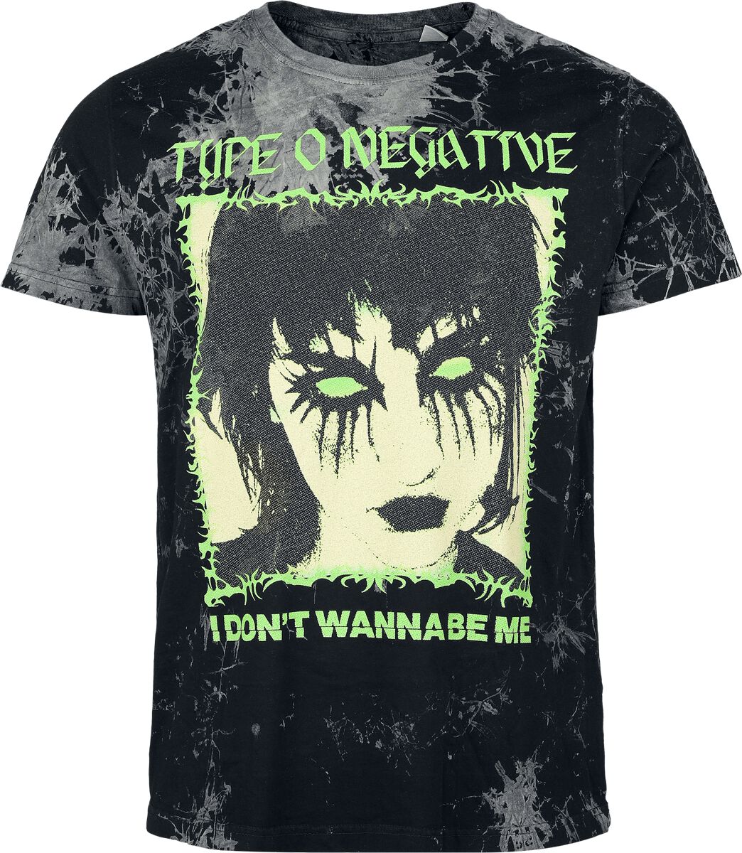 Type O Negative T-Shirt I Don't Wanna S to 3XL for Men black-grey