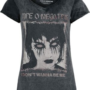 Type O Negative T-Shirt I Don't Wanna S to XXL for Women anthracite