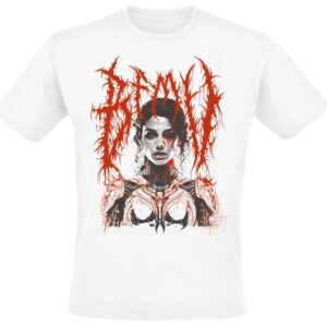 Bullet For My Valentine T-Shirt Robotic Woman S to 4XL for Men white