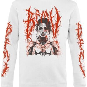 Bullet For My Valentine Long-sleeve Shirt Robotic Woman S to XXL for Men white