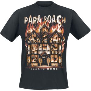 Papa Roach T-Shirt Broken home S to XXL for Men black