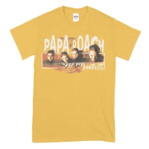 Papa Roach T-Shirt Heads S to XXL for Men yellow